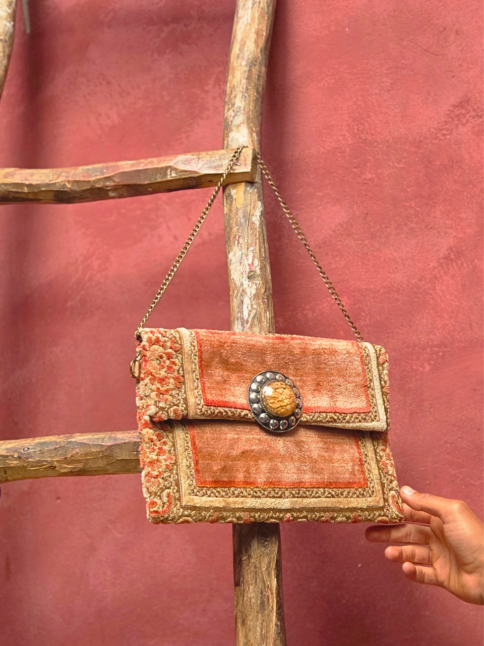 Atlas Piedra Bag Rose